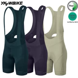 YKYWBIKE 2026 Men's Cycling Bib Shorts Summer Tights Pro Team Outdoor Wear Breathable Bicycle Clothing Bike Bib Shorts 6 Hours
