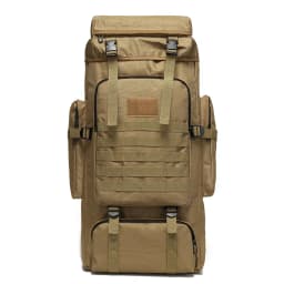 Oxford Cloth Outdoor Backpack Camouflage Hiking Tactical Double Shoulder Backpack Mountaineering Bag for Men Camping and Travel