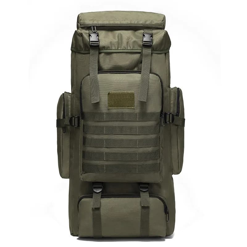 Oxford Cloth Outdoor Backpack Camouflage Hiking Tactical Double Shoulder Backpack Mountaineering Bag for Men Camping and Travel