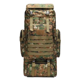 Oxford Cloth Outdoor Backpack Camouflage Hiking Tactical Double Shoulder Backpack Mountaineering Bag for Men Camping and Travel