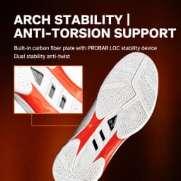 Li-Ning Unisex Halbertec 2.0 Badminton Shoes BOOM Shock Absorption Rebound LiNing Professional Competition Shoes AYZU019