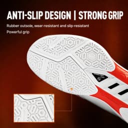 Li-Ning Unisex Halbertec 2.0 Badminton Shoes BOOM Shock Absorption Rebound LiNing Professional Competition Shoes AYZU019