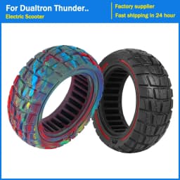 90/65-6.5 Solid Tire for Dualtron Thunder Kaabo Wolf Zero Electric Scooters 11Inch Off-road Wear Resistant Puncture Proof Tyre