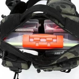 New Large Capacity Fishing Gear Bag One Shoulder / Waist Bag / Crossbody Three-in-One Fishing Rod Storage Bag