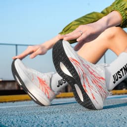 Wide Toe Box Running Sneakers Thick Cushioned Sole Lightweight Anti Slip for Men Women Gym Fitness Jogging Shoes