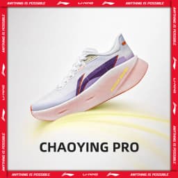 Li-Ning Women's CHAOYING PRO Cushion Running Shoes SUPER BOOM Lightweight Breathable LiNing Daily Sports Shoes ARBW004