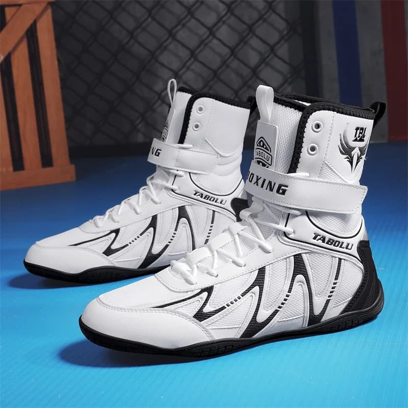Boxing Shoes Fighting Training Professional Breathable Fighting Boxing Wrestling Squats Competition Sneakers Wrestling Shoes Man
