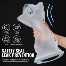 WRELS Hydration Bladder Water Reservoir Leak Proof Water Bladder Insulated Tube BPA Free for Camping Running Hiking Water Bag