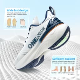ONEMIX New Shock-Absorbing and Wear-Resistant Man Running Shoes Fashionable Fitness Women Sports Shoes Lightweight Road Shoes