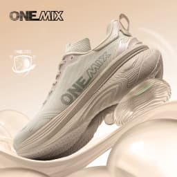 ONEMIX New Shock-Absorbing and Wear-Resistant Man Running Shoes Fashionable Fitness Women Sports Shoes Lightweight Road Shoes