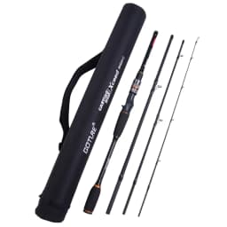 Goture Xceed 4 Setions Travel Fishing Rod With Fuji Guide Ring Carbon Fiber 1.98-3.6M Spinning Casting Lure Rod For Carp Fishing