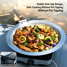 8000W Infrared Gas Stove Portable Split Burner Windproof Camping Cooker Steel Body Tea Boiling Outdoor Cooking Equipment