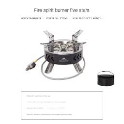 MOUNTAINHIKER Tourist Burner Gas Stove Cookware Portable Furnace Picnic Barbecue Tourism Supplies Outdoor Camping Recreation