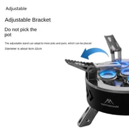 MOUNTAINHIKER Tourist Burner Gas Stove Cookware Portable Furnace Picnic Barbecue Tourism Supplies Outdoor Camping Recreation