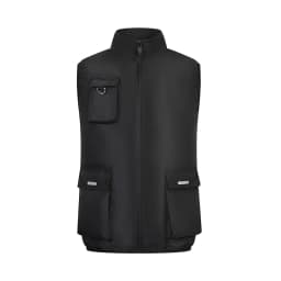 Cooling Air-Conditioned Workwear: Vest with Large Pockets and USB Fan for Continuous Cooling in Hot Outdoor Work Environments