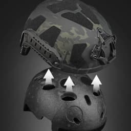 CS Airsoft Helmets FAST SF SUPER HIGH CUT Tactical Half-covered Helmet with Suspension Systems Soft Inner Pads Hunting Gear