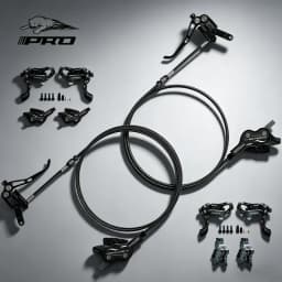 IIIPRO 4 Piston Disc Hydraulic Brake 850/1550mm MTB Ebike Brake set CNC Heat Dissipating Mountain bike Oil Hydraulic Disc Brakes
