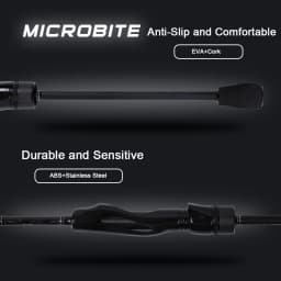 MIFINE MICROBITE Ajing Light Spinning Rod XUL-UL 40+46T 1.68M/1.8M/1.98M/2.1M/2.2M for Saltwater Freshwater Light Rock Fishing