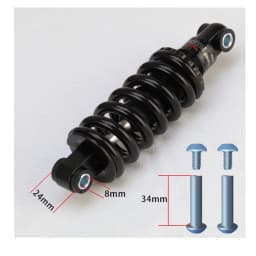 KS-260 Spring Shock Absorber Rear Shocks 125/150/165/190mm 350/550/650/850/1500LBS for Downhill CX MTB Electric Scooter Bicycle