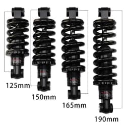 KS-260 Spring Shock Absorber Rear Shocks 125/150/165/190mm 350/550/650/850/1500LBS for Downhill CX MTB Electric Scooter Bicycle