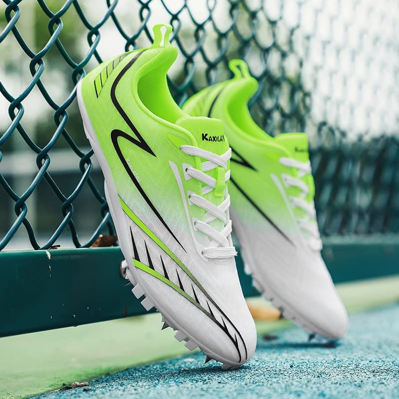Men Track Spike Soft Professional Athletic Long Jump Running Field Sprint Shoes Light Weight Non Slip Nails Race Racing Match