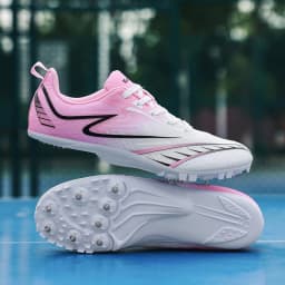 Men Track Spike Soft Professional Athletic Long Jump Running Field Sprint Shoes Light Weight Non Slip Nails Race Racing Match
