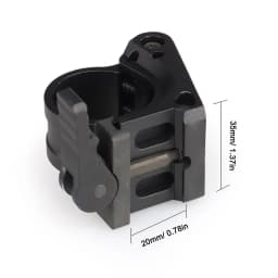 PPT Scope Mount QD Mount 2.26 Inch for 3X Magnifier Scope Metal Base Black Color GS24-0260