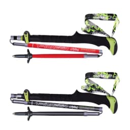 Folding Trekking Poles Carbon Fiber 5 Section Ultralight Hiking Sticks for Trail Walking Climbing Stick Mountaineering With Bag