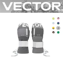 Vector Women Men Outdoor Double Board Snowboard Kevlar Waterproof Wear-resistant Semi Detachable Gloves 3M Cotton