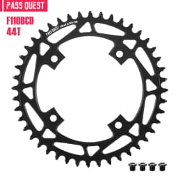PASS QUEST F110BCD Round Road Bike Narrow and Wide Sprocket 36T-52T Suitable for FSA Gossamer Sprocket Bicycle Parts