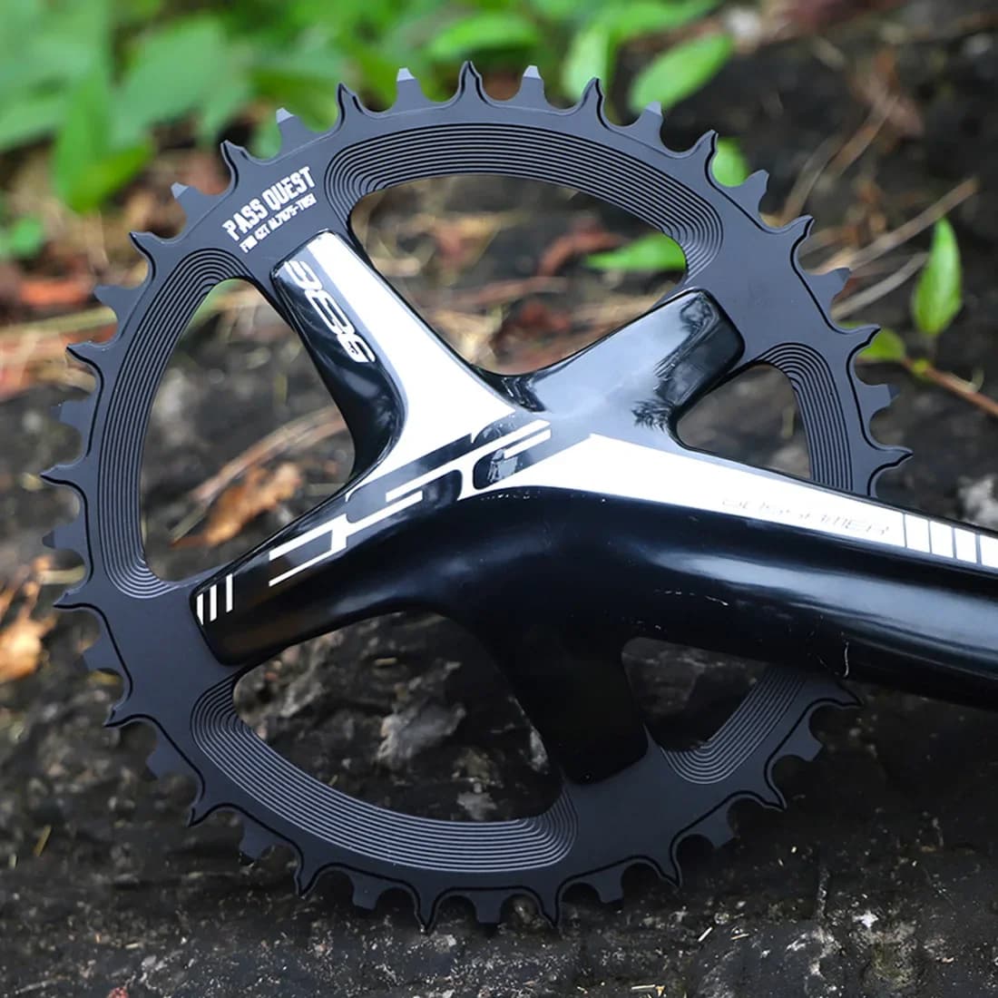PASS QUEST F110BCD Round Road Bike Narrow and Wide Sprocket 36T-52T Suitable for FSA Gossamer Sprocket Bicycle Parts