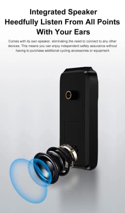 Jradar W100 Bicycle Rearview Radar Cycling Radar Tail Light Brake Sensing Lamp Saddle Seatpost Ebike Waterproof Bike Taillight