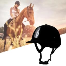 ABS Breathable Horse Riding Helmet Durable Safety Horse Riding Guard Hat Anti Impact Unisex Equestrian Cap Children