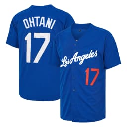 Men's #17 Ohtani Baseball Jersey, Exquisite Embroidered T-Shirt Available In Both Cherry Blossom and Non-Cherry Blossom Versions Training Match Baseball Jersey