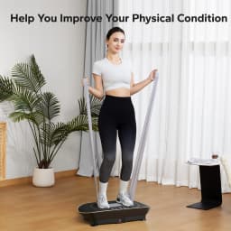 MERACH Vibration Plate Exercise Machine Whole Body Workout Power Vibrate Fitness Platform Vibration Weight Loss&Shaping
