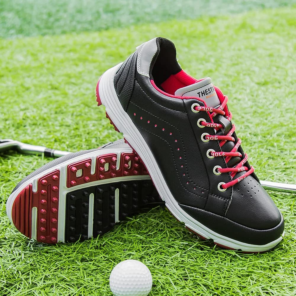 Men Spikeless Waterproof Golf Shoes Microfiber Breathable Anti-slip Outdoor Training Casual Sneakers size 39-48