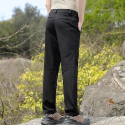 Men's Outdoor Elastic Quick-Dry Hiking Pants, Water-Resistant, Durable, Comfortable, Versatile, Suitable for Daily Work, Mountaineering, Camping, and Fishing Activities