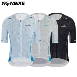 YKYWBIKE Men CoolFlow Pro Race Cycling Jersey Lightweight Road Bike Shirt Summer Bicycle Jersey MTB Clothing