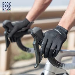ROCKBROS ROAD TO SKY Cycling Gloves Full Finger Summer Breathable Bicycle Gloves Touch Screen Padded Sun protection Bike Gloves