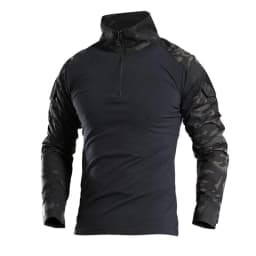 Men's Outdoor Tactical Shirts Hiking Military T-Shirts Army CP Camo Hunting Clothes Climbing Shirt Camping Tops Wear-resisting