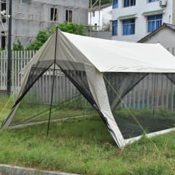 Outdoor Mesh Tent, Anti Mosquito Camping Shelter with Full Netting, Breathable Tent for Summer Camping & Backyard Parties