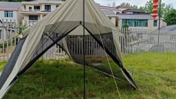 Outdoor Mesh Tent, Anti Mosquito Camping Shelter with Full Netting, Breathable Tent for Summer Camping & Backyard Parties
