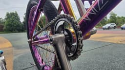 YBN BMX Single-speed Bicycle Chain SLA410 Full Hollow 102L Suitable for Single-speed Bicycles Like Fixed Gear Bikes Track Bikes