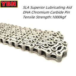 YBN BMX Single-speed Bicycle Chain SLA410 Full Hollow 102L Suitable for Single-speed Bicycles Like Fixed Gear Bikes Track Bikes
