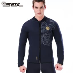 Long Sleeve Split Wetsuit For Men Women 5mm Warm Diving Jacket Top Diving Surfing Suits
