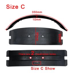 Original 2pcs Black White Fitness Jumping Shoes Bow, Kangaroo Fitness Jumping Shoes Arch Plates, Kangaroo Jumping Shoes Parts