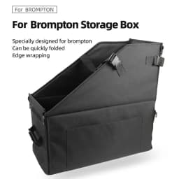 Portable Folding Bike Storage Box For Brompton Dustproof Waterproof Box Car Trunk Transport Storage Box