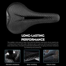 RYET 3D Printed Bike Saddle Bicycle Seat Cushion Ultralight Full Carbon Road MTB Mountain Bike Seating Cycling Accessories