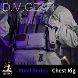 DMGear Chest Rig Tactical Vest for Airsoft, Outdoor & Paintball, Gear Equipment Plate Carrier Hunting