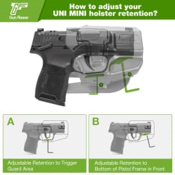 Universal Polymer OWB Holster for Glock/Taurus/Springfield/TARA/Walther/Ruger/S&W/Sig Sauer/CZ/SCCY Tactical Handgun Holder